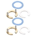 thumbnail image 1 of 2 Sets Faucet Nut Faucet Fastening Circlip Faucet Fastening Washer Faucet Mounting Faucet Accessory, 1 of 8