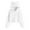 White, variant on Girls Fuzzy Hooded Pullover Sweatshirt Long Sleeve Plush Cropped Hoodie with Cute Ears Casual Loose Fit Top