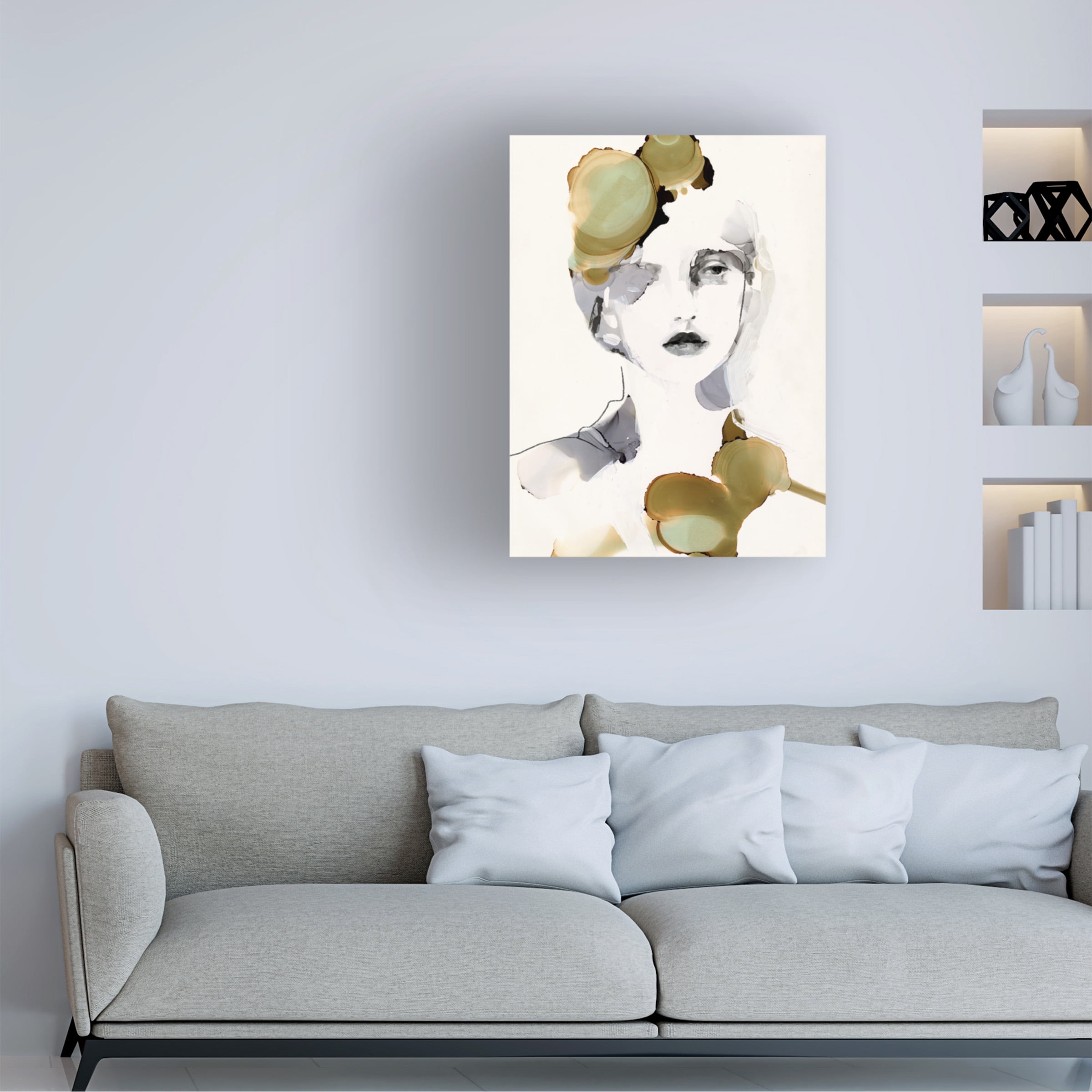 Victoria Borges 'Organic Portrait II' Canvas Art