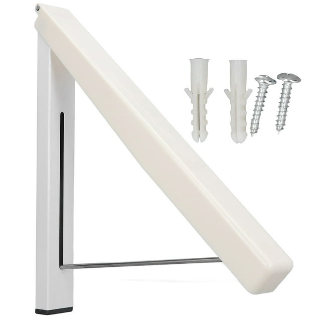 Retractable Clothes Rack, Wall Mounted Drying Rack Aluminum Alloy Multifunctional For Home