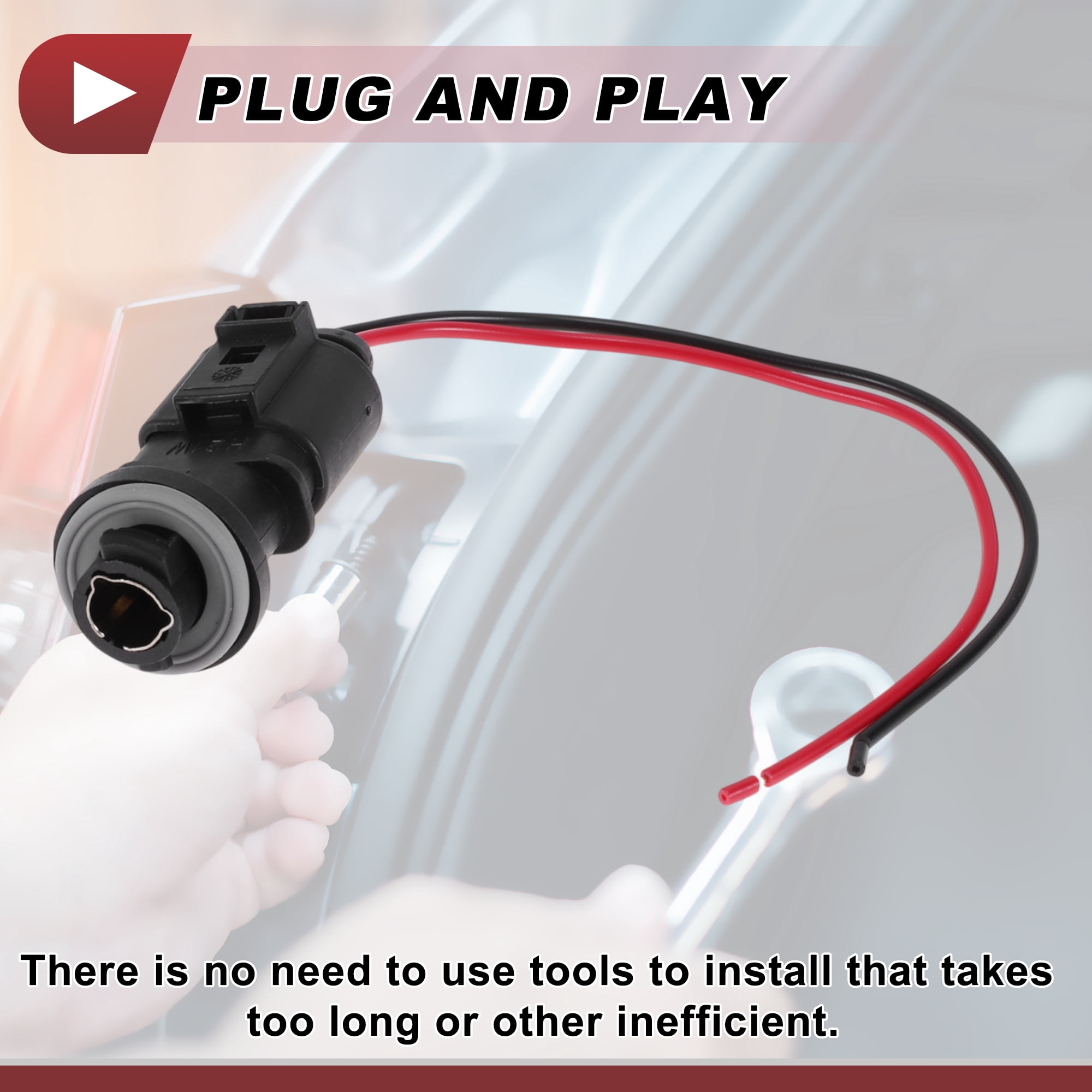 Unique Bargains Precisely Fit Front Indicator Light Socket Wiring for Audi A5/S5 2010-2011