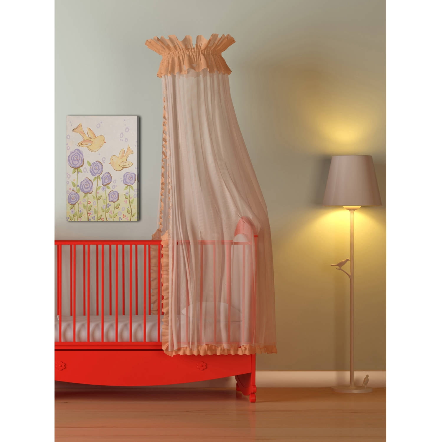 Marmont Hill "Blissful Chicks" by Reesa Qualia Painting Print on Wrapped Canvas