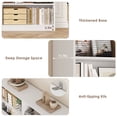 thumbnail image 5 of Hiphuta 84" Tall Double Wide 7-Tier Bookcase with 14 Cubes, Large Open Bookcase for Home Office and Living Room, Freestanding Display Book Shelves, White, 5 of 10