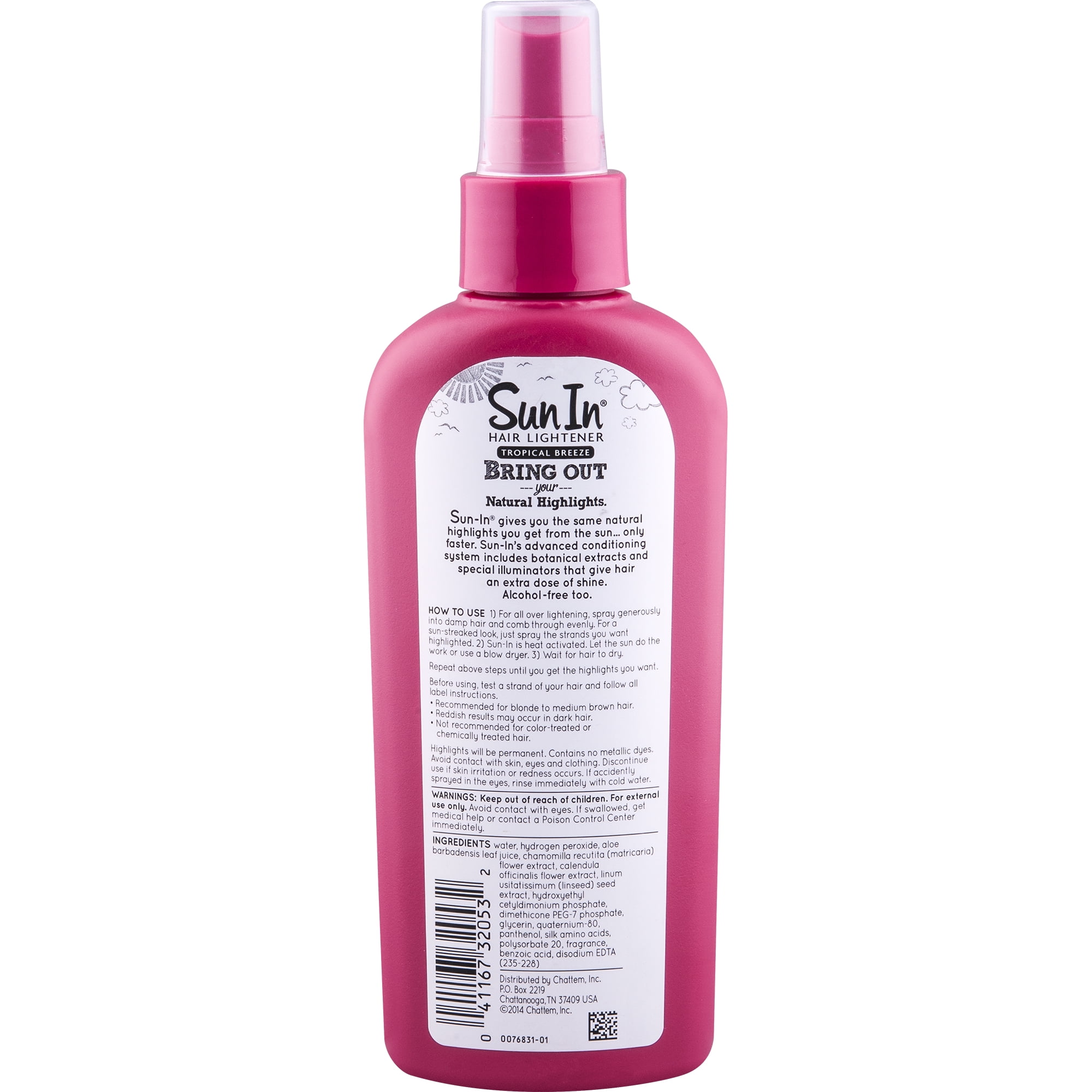 Sun In Hair Lightener Tropical Breeze 4 7 Ounce Spray Walmart Com