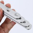 thumbnail image 2 of Código de ángulo de pieza recta de acero inoxidable, conector de muebles plano y recto de múltiples especificaciones, código de ángulo de una palabra, 2 of 4