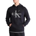 thumbnail image 2 of NEW Calvin Klein Men's Monogram Logo Fleece Hoodie Pullover Sweathirt Black S-XXL, 2 of 4