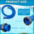 thumbnail image 2 of HELIAHOO 2 Pcs 1.5 Inch Hoses for Above Ground Pools - 1 1/2 Inch Diameter, 59" Long Pump Hose Replacement Filter Accessories AZ83-2860, 2 of 5