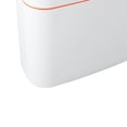 thumbnail image 2 of YAHHU Smart Sensor Trash Can Wall Mounted IPX5 Waterproof Garbage Bin for Bathroom Bedroom Kitchen 15L / 3.96 Gallons Touchless Wastebasket, White, 2 of 5