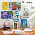 thumbnail image 6 of Shuttle Art 61 Colors Dual Tip Art Markers Permanent Highlighters with Case, 6 of 10
