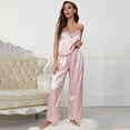 thumbnail image 4 of Spring And Summer Imitation Silk Breathable Lace Suspender Nightgown, Slim And Sexy Pajamas, 4 of 6