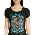 thumbnail image 4 of Women's Forever Skeletons Short Sleeve Graphic T-Shirt, 4 of 5