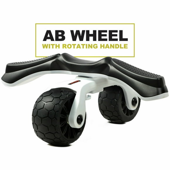 PRCTZ Rueda Abdominal con Mango Giratorio (Blanca)