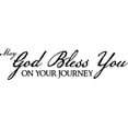 thumbnail image 1 of May God Bless You.. Picture Art – Living Room – Peel & Stick Sticker - Vinyl Wall Decal, 1 of 2