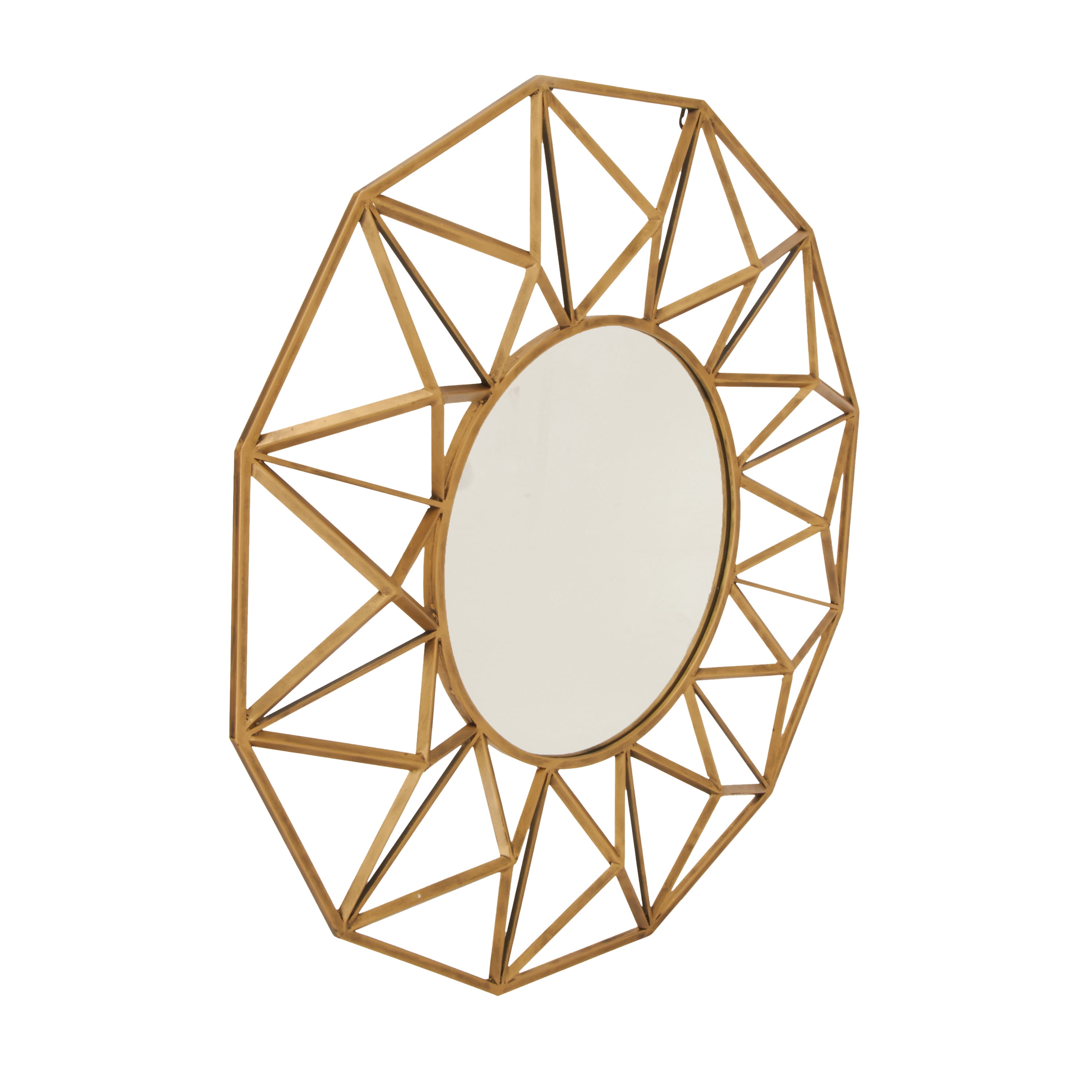 Decmode Metal Wall Mirror, Multi Color