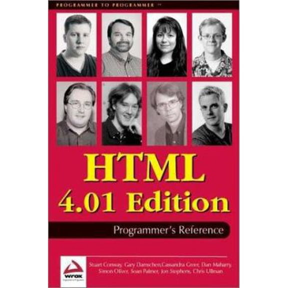 Pre-Owned HTML 4.01 Programmer's Reference (Paperback) 1861005334 9781861005335