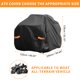 thumbnail image 5 of Cubierta ATV Unique Bargains para Can-am Outlander MAX XT DPS/XT-P Impermeable 4 Ruedas Cuatrimoto Cubierta Al Aire Libre Protección de Sol Lluvia Almacenamiento 210D-PU 240x122x135cm Negra, 5 of 5