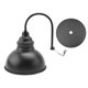 thumbnail image 1 of Aplique de Pared Vintage Cuello Cisne Luz Industrial Granja Exterior Impermeable (Negro), 1 of 5