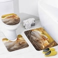 thumbnail image 4 of Rooster Vintage Barn Colorful Flowers Shower Curtain Home Decor, Polyester Cotton Fabric Waterproof Modern Bath Curtain with 12 Hooks 72x72 Inch, 4 of 8