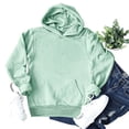 thumbnail image 4 of WEAIXIMIUNG Sweatshirts pour Enseignants Mode Décontractée Confortable Couleur Unie Manches Longues à Capuche, 4 of 4