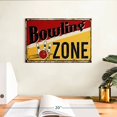 thumbnail image 3 of Elephant Stock Bowling Zone Wall Sign Wall Art - Horizontal Canvas Wall Art - Living Room Wall Decor - Wall Signs Canvas - Black And Orange Decor - 12" x 8", 3 of 8