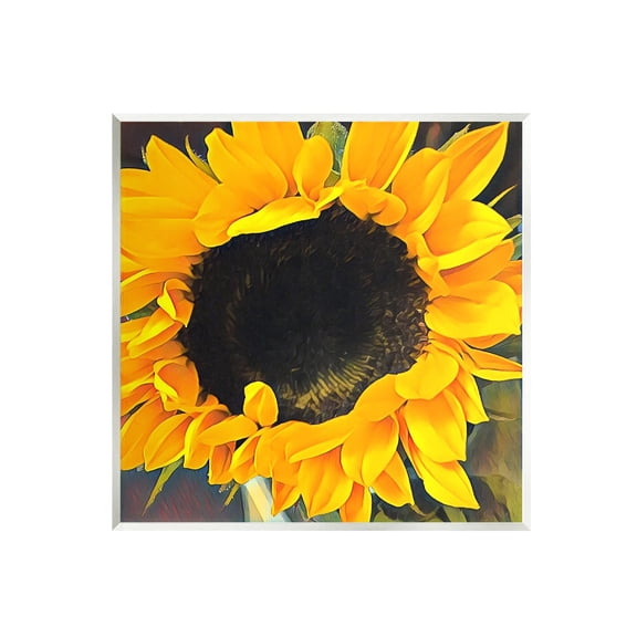 Stupell Industries Bold Yellow Summertime Sunflower Close Up Blossom Graphic Art Unframed Art Print Wall Art, Design by unknown