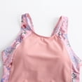 thumbnail image 5 of lnmuld Girls Swimsuit Seashell Print Beach Resort Swimming Training Swimwear Color:Pink,Size:13-14 Years, 5 of 7