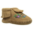 thumbnail image 1 of Minnetonka Kids Baby Girl's Riley Bootie (Infant/Toddler) Taupe Boot 2 Infant M, 1 of 3