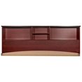 thumbnail image 3 of Bowery Hill Contemporary 63 x 81" Wood Queen Captains Bed in Mahogany, 3 of 14