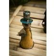 thumbnail image 2 of De Kulture Works Iron Snowman Bottle Topper Decorative Cap Figurine, Recycled Iron, 2 of 7