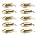 thumbnail image 2 of Greensen 10Pcs Portable Reusable Rotation Fishing Weights Sinkers Tackle Accessory Golden,Sinker Weight,Metal Fishing Weight, 2 of 8