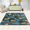 thumbnail image 3 of Area Rug Indoor 63"x48"in Non-Slip Wear Resistant Floor Mats Soft Large Carpets for Living Room Bedroom Home Decor Beautiful Hawaiian, 3 of 7