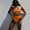 024_Orange, variant on White Swimsuit Coverup For Women, Polyester Two Piece Swimsuit For Women, Sling Two Control Waisted High Women's Piece Swimwear Swimsuit Tummy Bikini Swimwears Tankinis Set