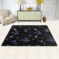 thumbnail image 2 of SKYSONIC Embroidery Swallows Non-Slip Area Rug, Starry Sky Meteor Floor Carpet Comfort Floor Mats Decor for Indoor Front Porch,Living Room, Bedroom,Kitchen,72"x48", 2 of 7