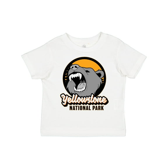 Inktastic Yellowstone Growling Bear Boys or Girls Toddler T-Shirt