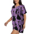 thumbnail image 2 of Lsque Funny Goose Women's Short-Sleeved Pajama Set - 2 Piece Soft and Lightweight Sleepwear Set-4X-Large, 2 of 9