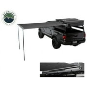Overland Vehicle Systems 6.5' x 6.5' Black Manual SUV/Truck Awning, Ripstop Fabric