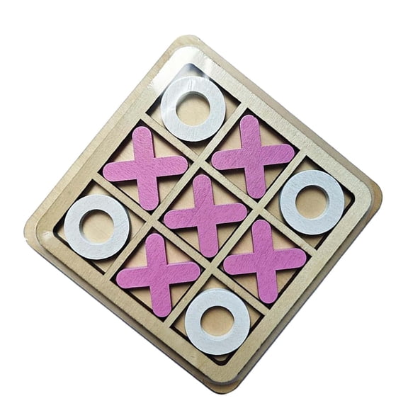 LeeQinersw Tic TAC Toe Board Game Family Board Game Tabletop Blocks Educational Toys Parent