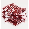 thumbnail image 3 of Soimoi 8 Pc Fat Quarter Bundle,Asian Block PaisleyPrint 18"x 22"DIY Patchwork-100% CottonPre-Cut Quilting Fabric Maroon & White, 3 of 8