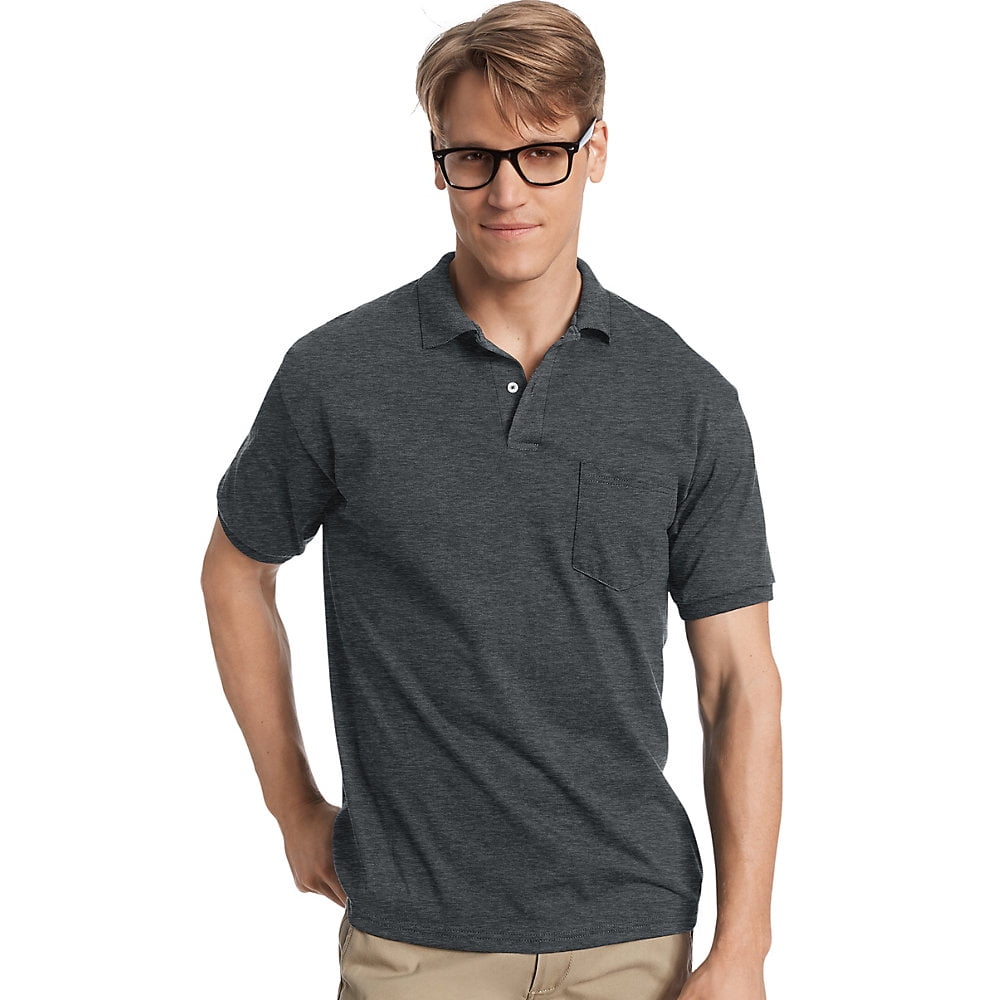 hanes polo