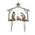 thumbnail image 2 of HOARBOEG Metal Lights Up Splendor Outdoor Scenes Christmas Decoration, Nativity Scene, 2 of 6