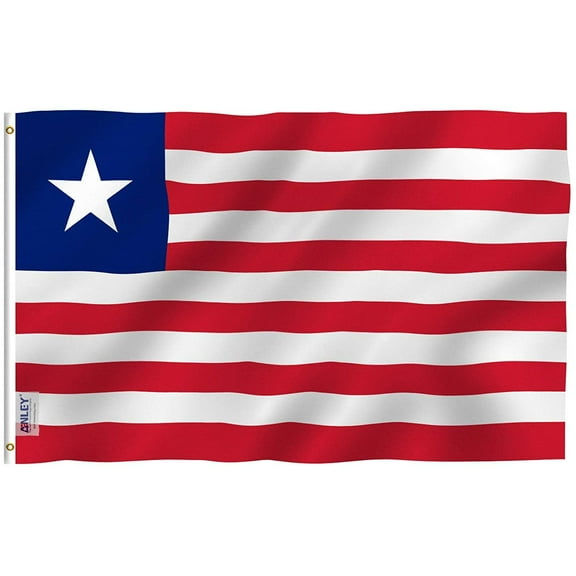 ANLEY Fly Breeze 3x5 Feet Liberia Flag - the Republic of Liberia Flags Polyester with Brass Grommets