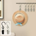 thumbnail image 1 of Cagogo 2 Pcs Crochet en Métal S Hook avec Pince, Crochet de Rideau en Forme de S Robuste pour Rideaux de Douche, Crochet en Métal Résistant à la Rouille pour Lumières de Fête en Plein Air, Accessoire Décoratif pour Maison Cuisine Garage, 1 of 9