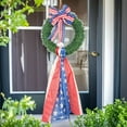 thumbnail image 5 of InsCrazy Memorial Day Decorations Wreath Wreath Home Red White and Blue Home Decor Front Door Door Hanging Wall Hanging Holiday Decorations, 5 of 8