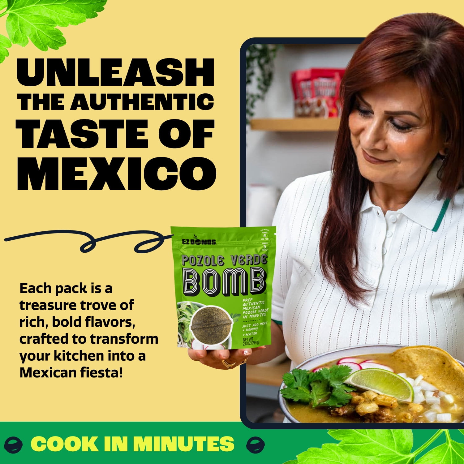 EZ Pozole Verde Seasoning, Single Pack