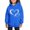 Blue, variant on BaoFuBaoMei Travel Hoodies for Boys Girls Valentines Heart Long Cuffed Sleeve Sweatshirt Tops Fleece Lined Loose Hooded Fall Outfits for School Party Classroom Celebration