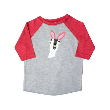 

Inktastic Easter Goofy Llama wearing Bunny Ears Gift Toddler Boy or Toddler Girl T-Shirt