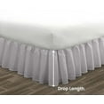 thumbnail image 5 of HNB Store Ruffled Bed Skirt Easy Fit 12" inch Drop | Microfiber Made | King | Light Grey, 5 of 7