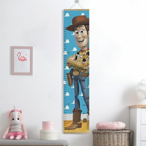 Cartoon Story Height measurement wall decoration 11.8*55.5in