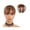 LIGHT BROWN, variant on Air Bangs Hairbands Wigs Synthetic Bangs Hairbands Wigs Simple to Wear for Women's Daily Wear