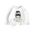 thumbnail image 1 of T-Shirts pour Filles Tout-Petits T-Shirt Imprimé à la Mode Décontracté Col Rond, 1 of 3